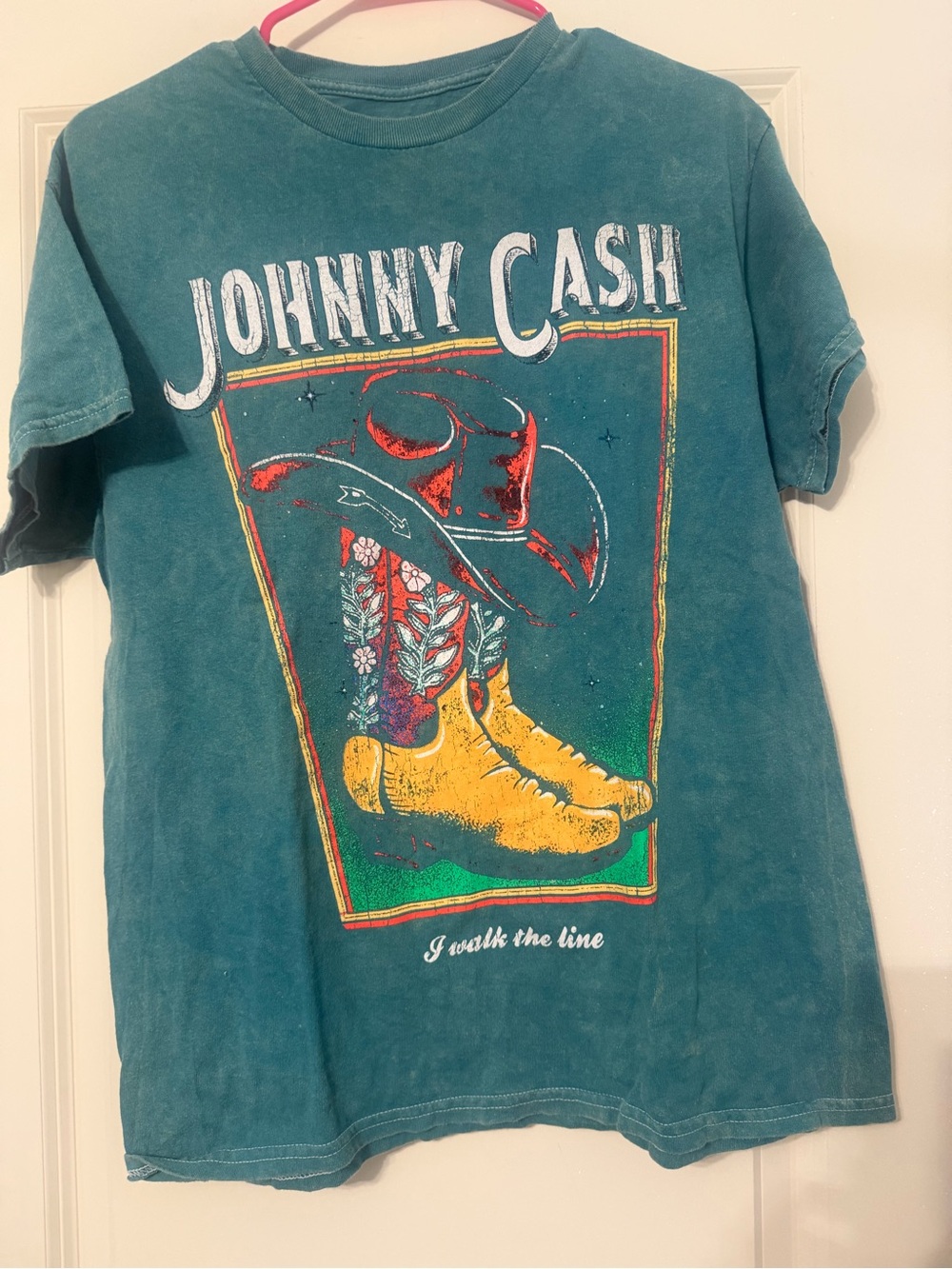 Johnny Cash I Walk The Line Graphic T-Shirt